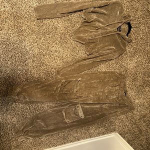 Plt taupe two piece set